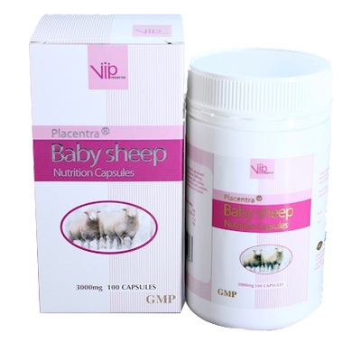 Nhau Thai Cừu Úc VIP Placentra Baby sheep Nutrition Capsules