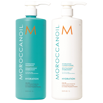 Bộ đôi dầu gội dưỡng ẩm Moroccanoil Hydration 1000ml