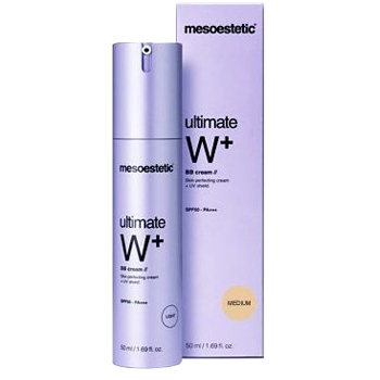 Kem trang điểm dưỡng trắng Mesoestetic Ultimate W+ Whitening BB Cream Medium SPF50