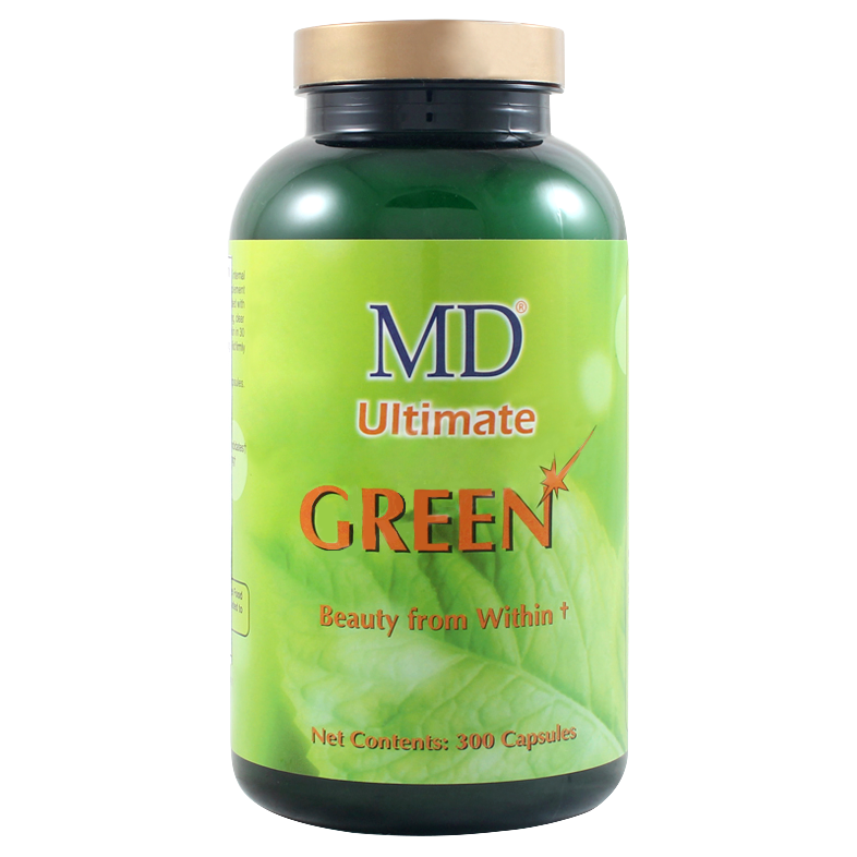 Viên uống giải độc gan trị mụn đẹp da MD Ultimate Green