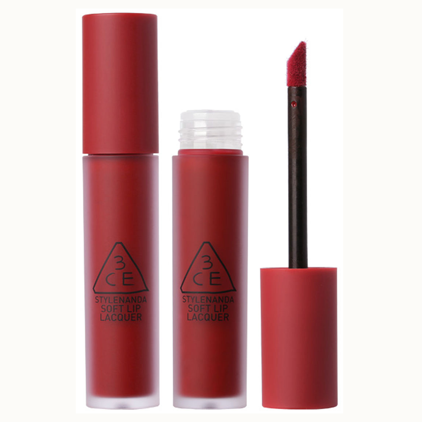 Son kem lì 3CE Soft Lip Lacquer Change Mode – Đỏ Lạnh