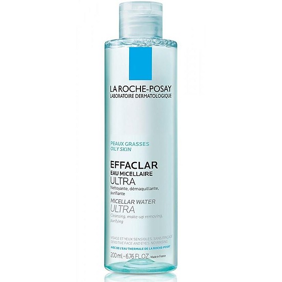 Nước tẩy trang da dầu La Roche-Posay Effaclar Micellar Water Ultra Oily Skin 200ml