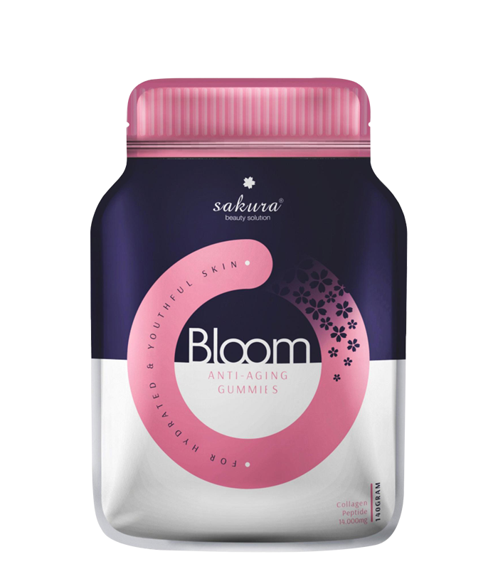 Kẹo dẻo bổ sung Collagen Sakura Bloom Anti - Aging Collagen Gummies