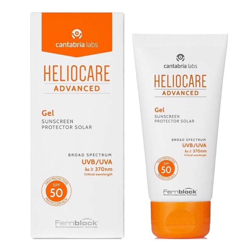 Gel Chống Nắng Heliocare Gel SPF50 Cho Da Nhờn, Mụn