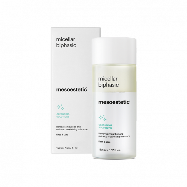 Tẩy trang cho mắt và môi Mesoestetic Micellar Biphasic