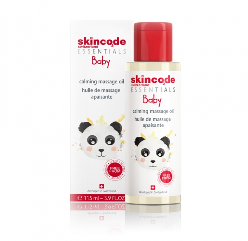Tinh dầu massage dịu nhẹ nuôi dưỡng và bảo vệ da trẻ em Skincode Essentials Baby Calming Massage Oil
