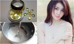 3 viên vitamin E + 5 viên B1 trộn với nhau rồi thoa lên da, toàn thân trắng bóc mịn như em bé